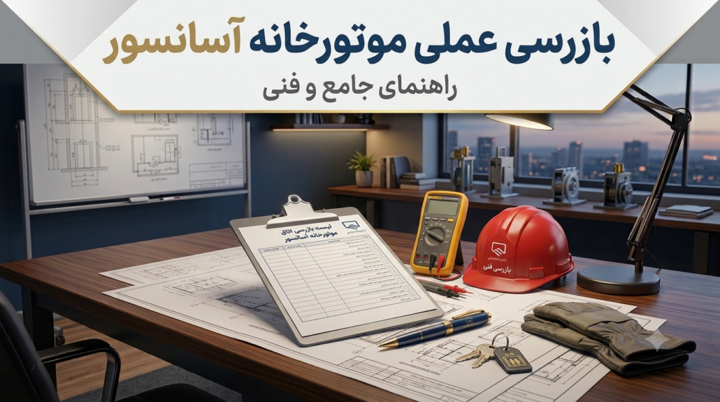 نظارت عملی موتورخانه آسانسور