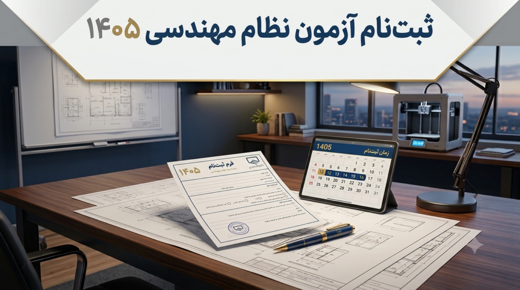 ثبت نام آزمون نظام مهندسی ۱۴۰۵