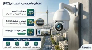 دوربین اسپید دام (PTZ) چیست؟ سیر تا پیاز فناوری، مزایا و راهنمای خرید تخصصی [+ ویدیو بررسی]